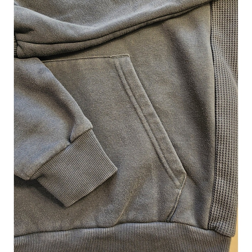 Puma Hoodie Boys Medium Blue Gray Heathered Sweatshirt Casual Activewear - Picture 6 of 8